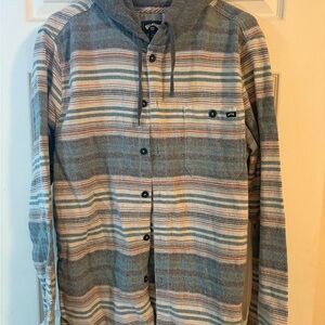 Billabong Men's Multicolor Striped Hooded Jacket